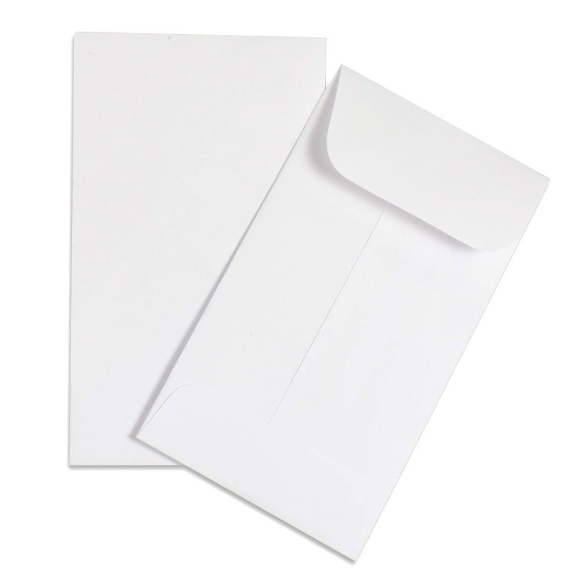 GUARDIAN 500 Guardian #3 Paper Coin Envelopes - Blank Small Envelopes for Coins, Receipts, Stamps, Small Parts Storage, & More â€“ 2-1/2â€ x 4-1/4â€ Cash Envelopes â€“ Gummed Flap Gift Card Holder Envelope - Image 1